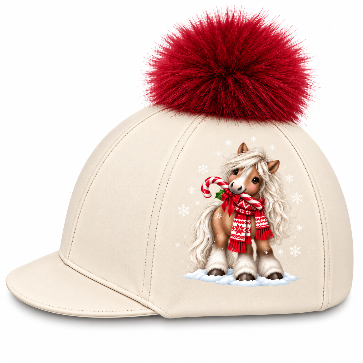 Pony Cane Cream/Red
