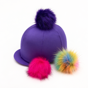 Swap-It Poms Horse Riding Hat Cover