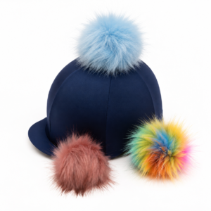 Swap-It Poms Horse Riding Hat Cover