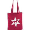 Glittery star with horse tote bag