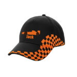 F1 Orange personalised Baseball Hat - Go-Kart Party Gift