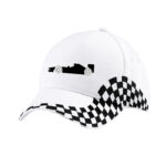 White F1 cap