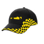 F1 Yellow personalised Baseball Hat - Go-Kart Party Gift