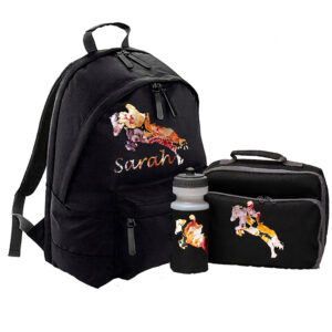 Floral Horse Design Back to School Set