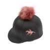 Horse and Rider Riding Hat Cover