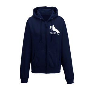 Horse Motif Ladies Zip-Up