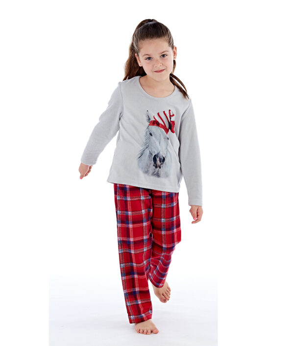 Christmas Horse Tartan PJ's