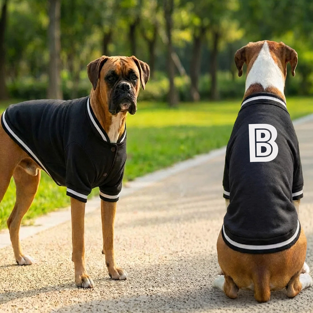Personalised Dog Coat Varsity Jacket - Image 3
