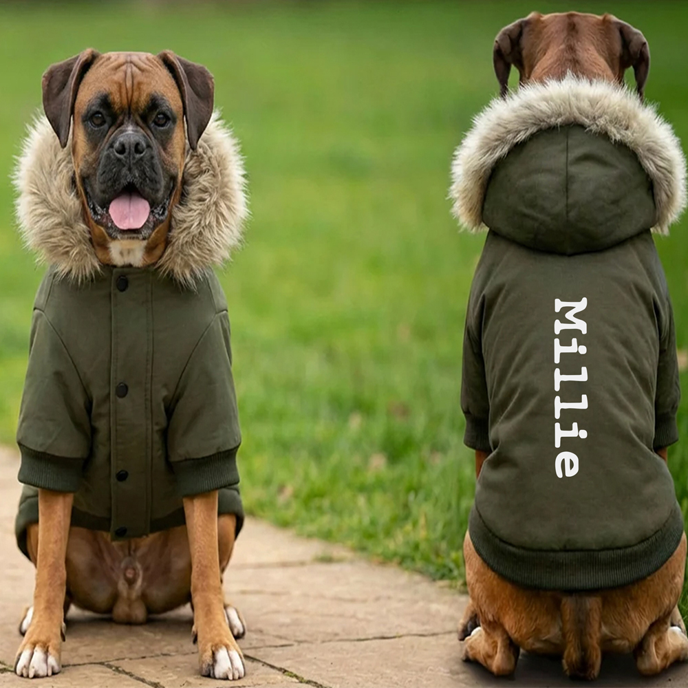Personalised Dog Parka Coat - Image 3