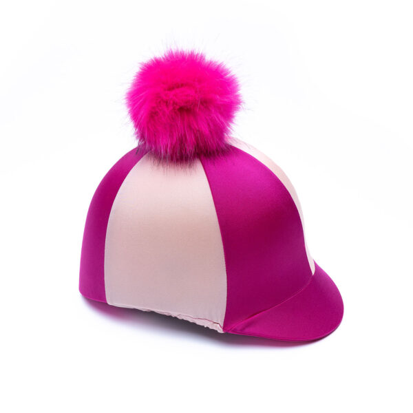 Baby Pink/Hot Pink Riding Hat Cover
