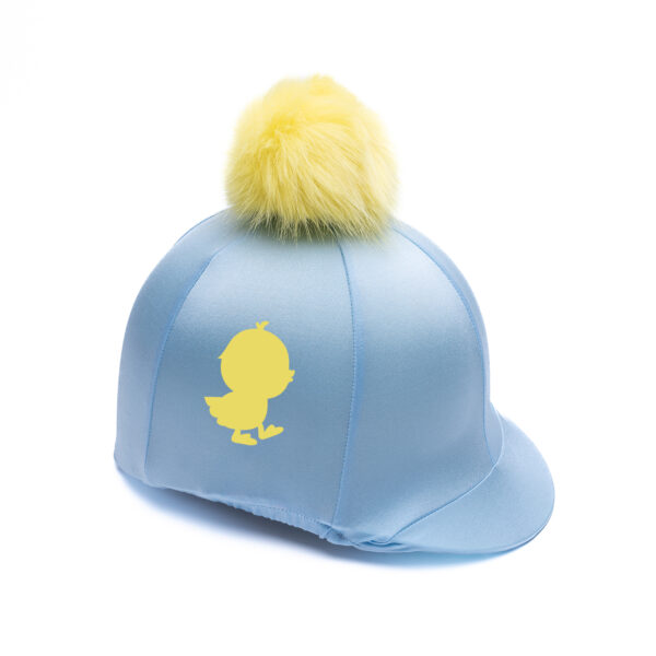 Easter chick riding hat cover
