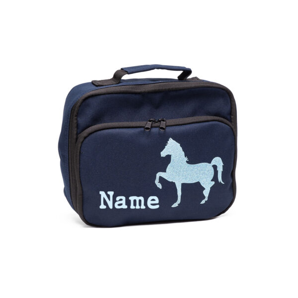 Personalised prancing horse lunch bag