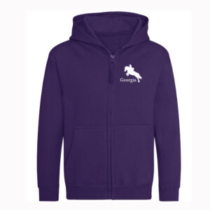 Personalised Horse Motif Zip-Up