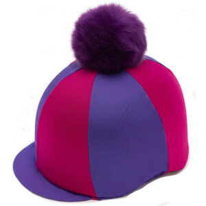Purple and Cerise Hat Cover