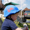 Red Tractor Riding Hat Cover by Luvponies.com