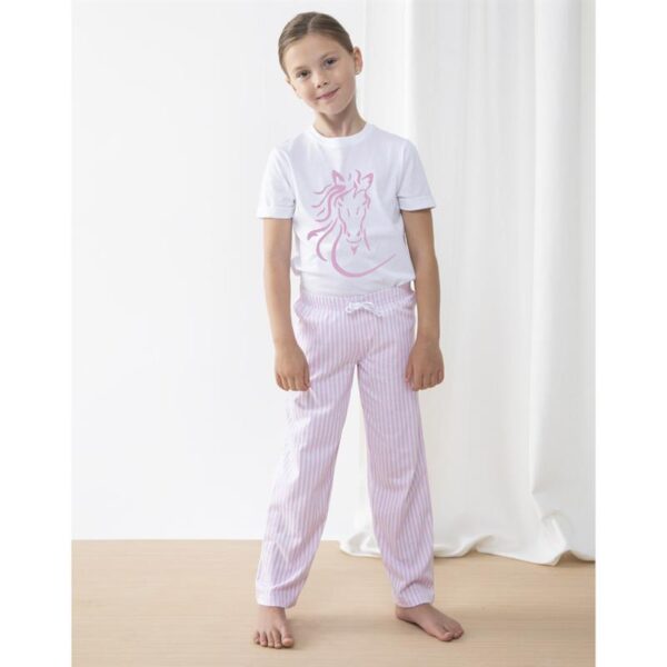 The Flowing Mane pyjama set is a very pretty and soft cotton pair of PJ's. Featuring the hugely popular 'Flowing Mane' design. They can be personalised.