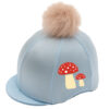 Toadstool design riding hat cover