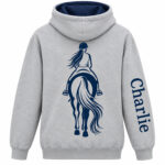 Together Personalised Horse Riding Hoodie