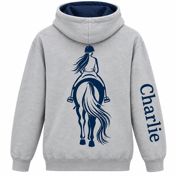 Together Personalised Horse Riding Hoodie