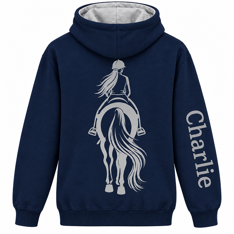Together Personalised Horse Riding Hoodie