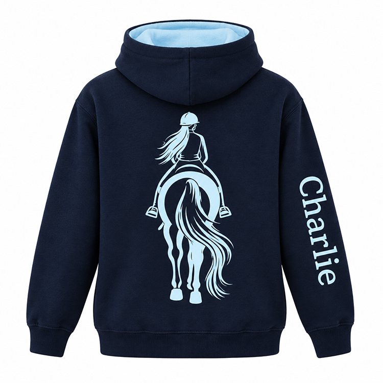 Together Personalised Horse Riding Hoodie