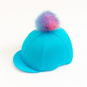 Turquoise Riding Hat Cover by Luvponies.com