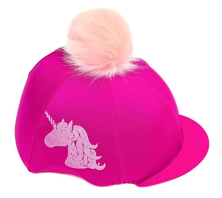 Pink Glitter Unicorn Hat Cover