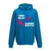 Dismount with Style sapphire blue horse riding hoody