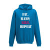 Sapphire Eat Sleep Ride Repeat Hoodie by Luvponies.com