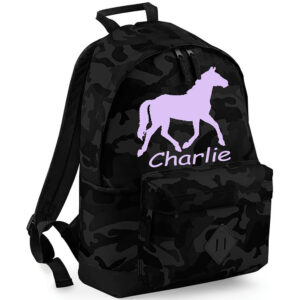 Horse Midnight Camouflage backpack