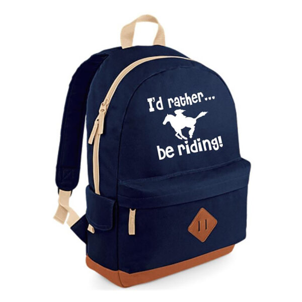 I'd Rather Be Riding - Heritage Back Pack from luvponies.com