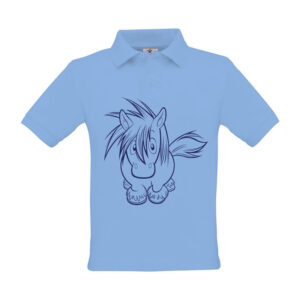 Everybody loves Mischief, Luvponies very own pony. So we've added him to these great quality polo shirts.
