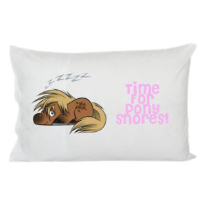 Pony Snores Pillow Case
