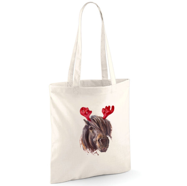 Christmas horse gift bag
