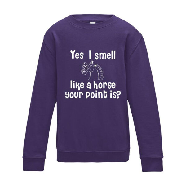 Yes,I Smell Like A Horse Sweatshirt by Luvponies
